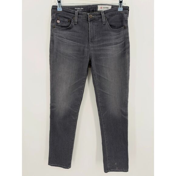 Ag Adriano Goldschmied Denim - AG ADRIANO GOLDSCHMIED Prima Crop Gray Skinny Jeans Size 27